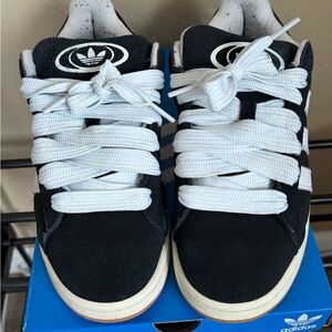 Adidas Campus 00s Black and White Shoes